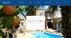 Desktop Screenshot of cyprusvillages.com.cy