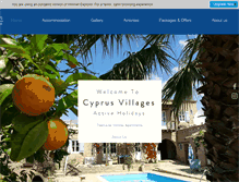 Tablet Screenshot of cyprusvillages.com.cy